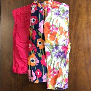 4/4T Janie & Jack and Gymboree girls pants